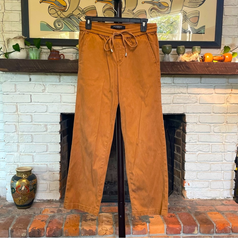 LIVERPOOL: Kelsey Trouser Jogger in Maple Sugar